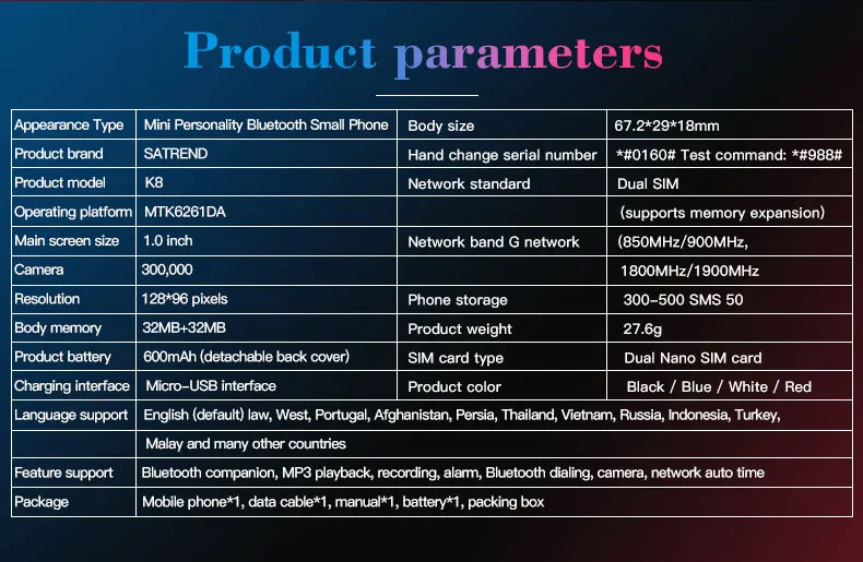 Супер Мини Bluetooth Dialer милый Bluetooth маленький телефон, две sim-карты, размер пальца, MP3, запись звонков, волшебный голос, мобильный телефон