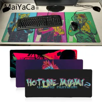 

Maiyaca Hotline Miami game mouse pad gamer play mats Laptop PC gaming Mat 700*300mm Large mouse pad Speed Keyboard Mouse mat