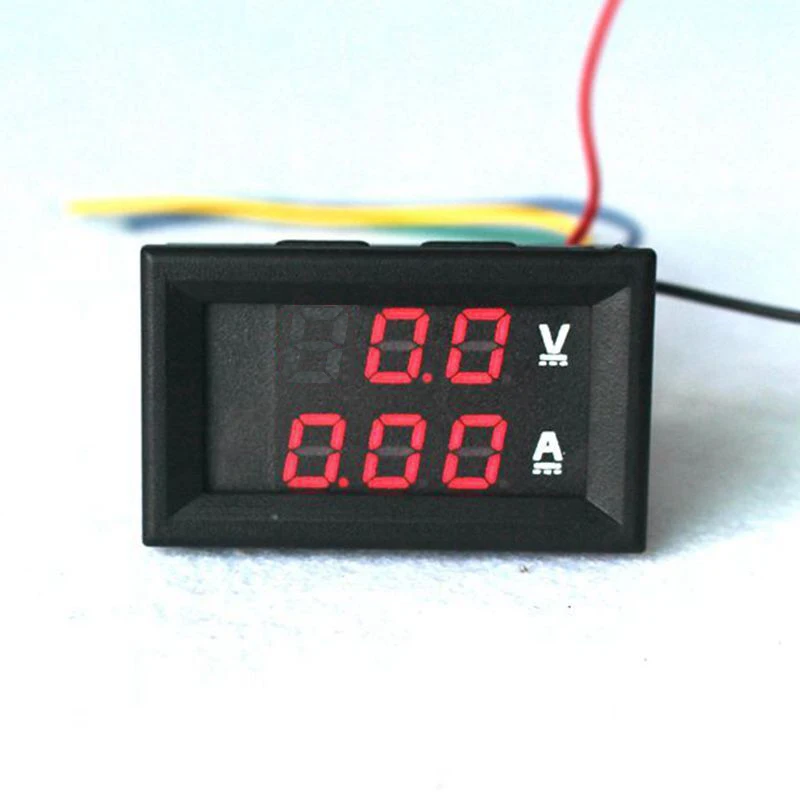 DC 0 100V/50A красный светодиодный дисплей цифровой измеритель напряжения тока