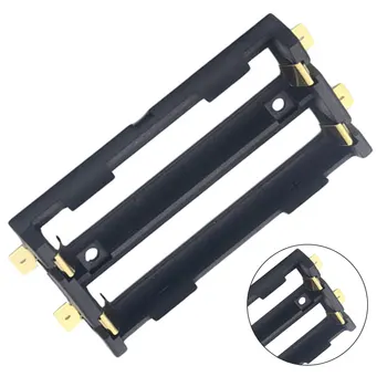 

1Pcs High Quality For 2 X 18650 Battery Holder With Bronze Pins Battery Storage Box
