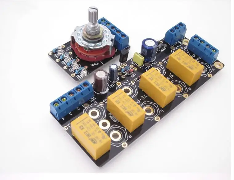 Audio signal Selector Relay Board Signal amplifier switching board free