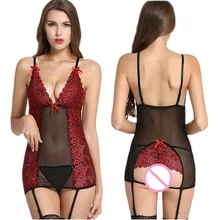 Сексуальные костюмы Подтяжки жаккард сексуальное женское белье Ночные сорочки Lenceria сексуальное нижнее белье Эротическая одежда женские слипы белье Горячая
