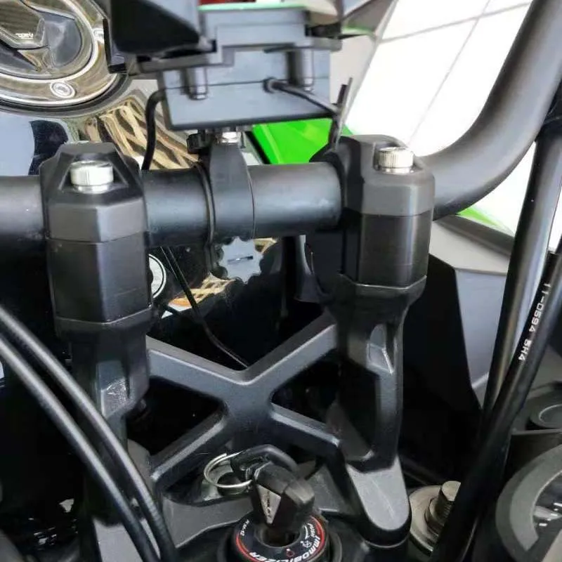 Велосипед GP подходит для Kawasaki Versys 1000 2015 ON risers адаптеры регулировки высоты Черный