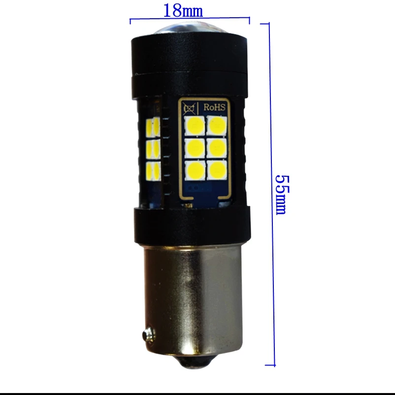 2 шт. 1156 P21W BA15S 7506 супер яркий 1200LM 3030 светодиодный автомобильный стоп-сигнал Автомобильные дневные ходовые огни обратные лампы поворотники