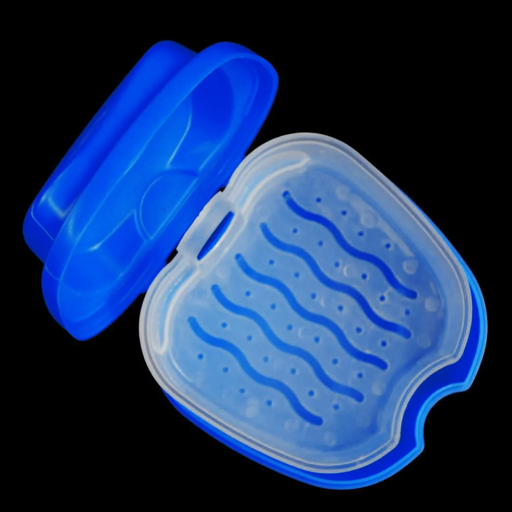 Протез для ванной коробка с сетка для хранения случае Стоматологическая ложная коробка для хранения зубов с висячая сетка контейнер протез коробка с сетчатыми зубьями чехол