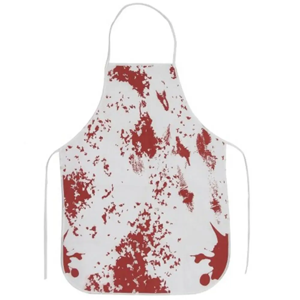 

Funny Design Bloody Apron Halloween Apron Horror Butchers Chef Kitchen Cook Apron for Adult Costume Party