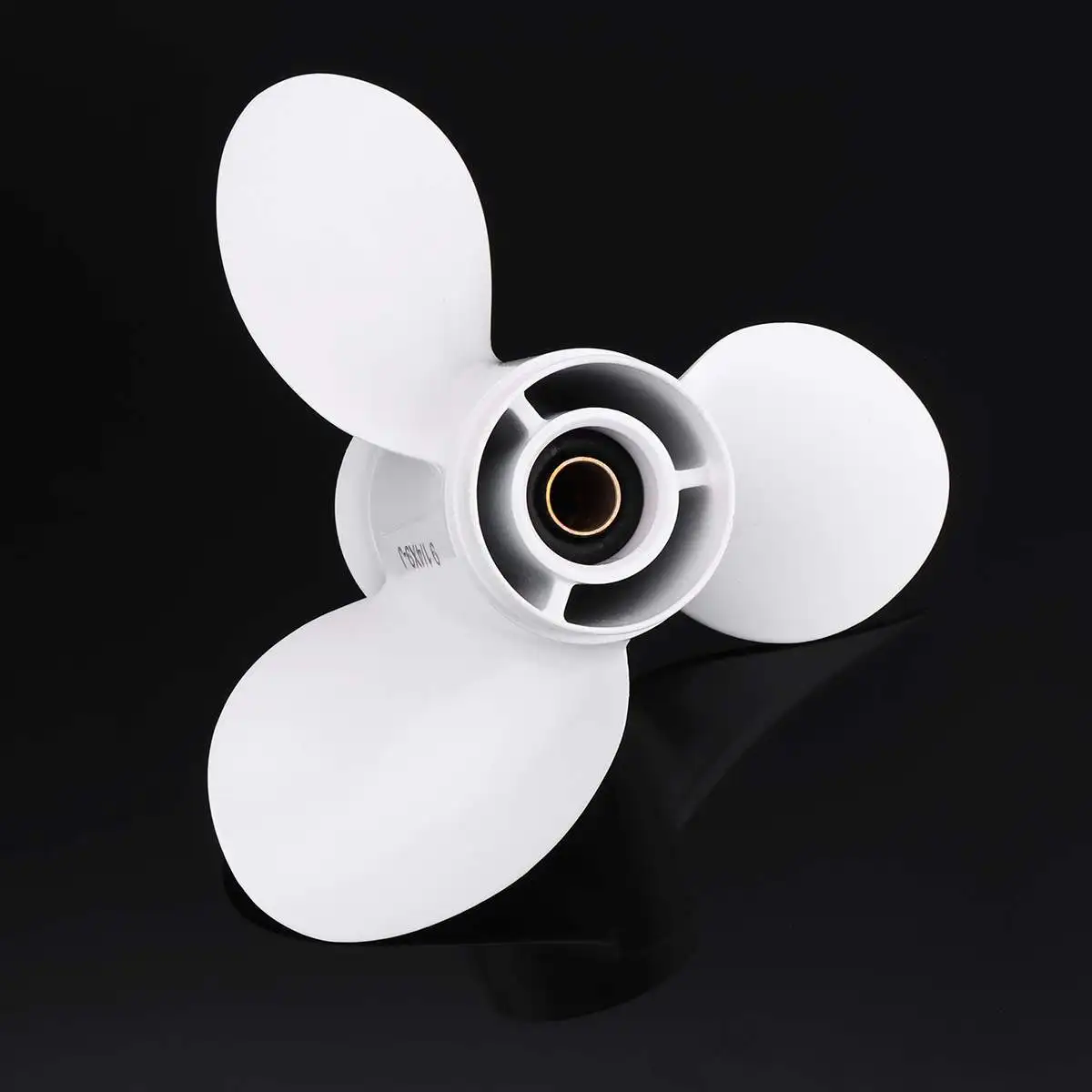 

Propellers 9 1/4 x 9-j Aluminum Outboard Spline Propeller Prop 3 Blade White Propeller Boat Accessories For YAMAHA 9.9-15HP