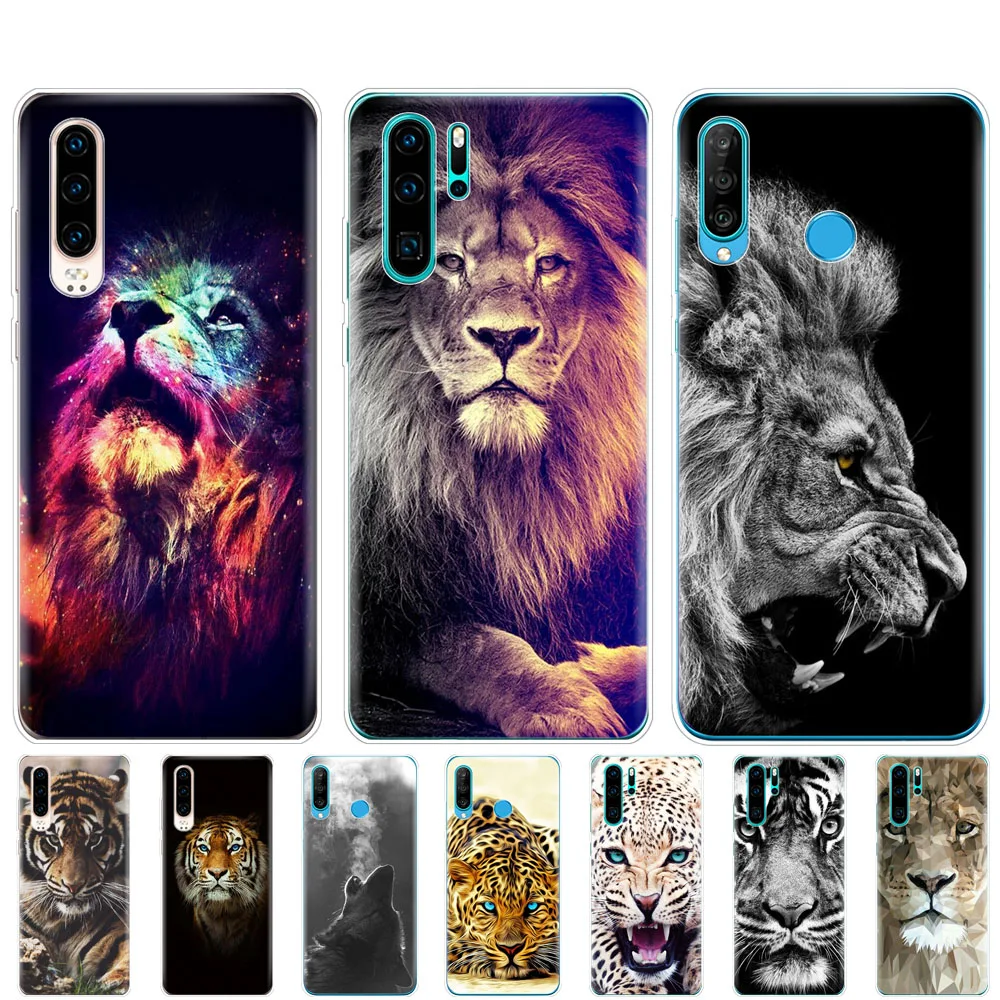 Чехол для Huawei P30 Pro силиконовая задняя крышка из ТПУ телефона Lite чехол с