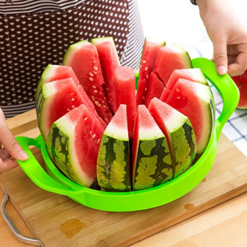 Большой размер 26 см арбузный резак разделитель Дыня слайсер Cantaloupe нож для резки
