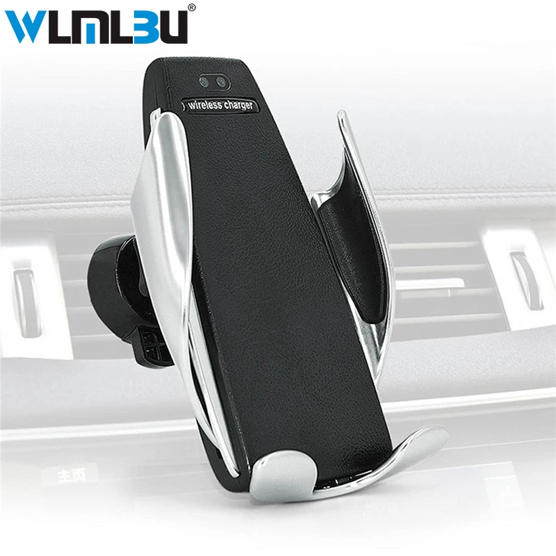 

Automatic Clamping Wireless Car Charger For iphone Android Air Vent Phone Holder 360 Degree Rotation Charging Mount Bracket