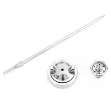 3 шт. нержавеющая Aircap насадка для краски на иглу наконечник аксессуар питания подходит для W-101 пневматический распылитель пистолет