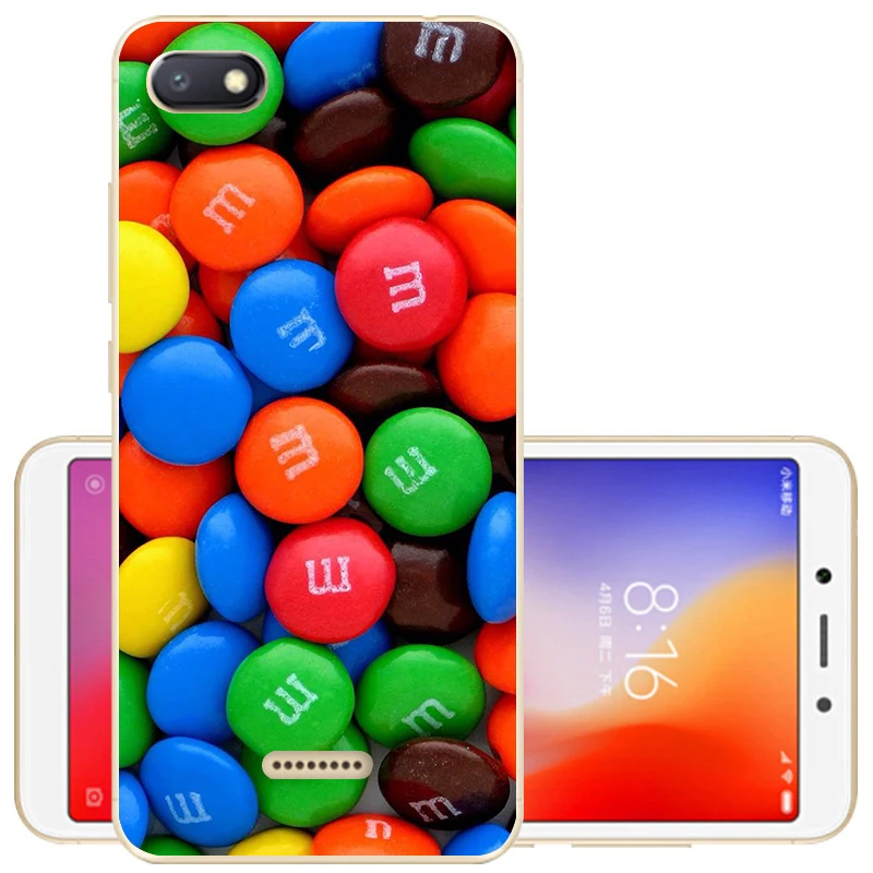 For Xiaomi Redmi 6A Case Redmi 6A Case Soft Silicone Back Cover Phone Case For Xiaomi Redmi 6A Redmi 6 A Redmi6A Redmi6 Fundas - Цвет: 50