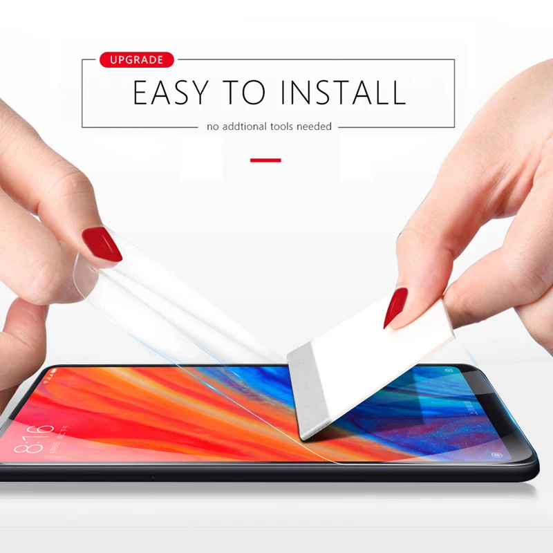 Изогнутая 3d пленка CHYI для Xiaomi Mi Mix 2S Защитная с полным покрытием Гидрогелевая