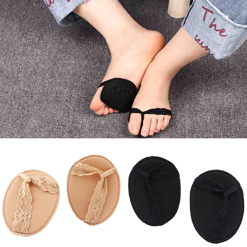 

1 Pair Women Soft High Heeled Shoes Pad Half Yard Pad Ladies Heel Invisible Cushion Forefoot Pads Feet Care