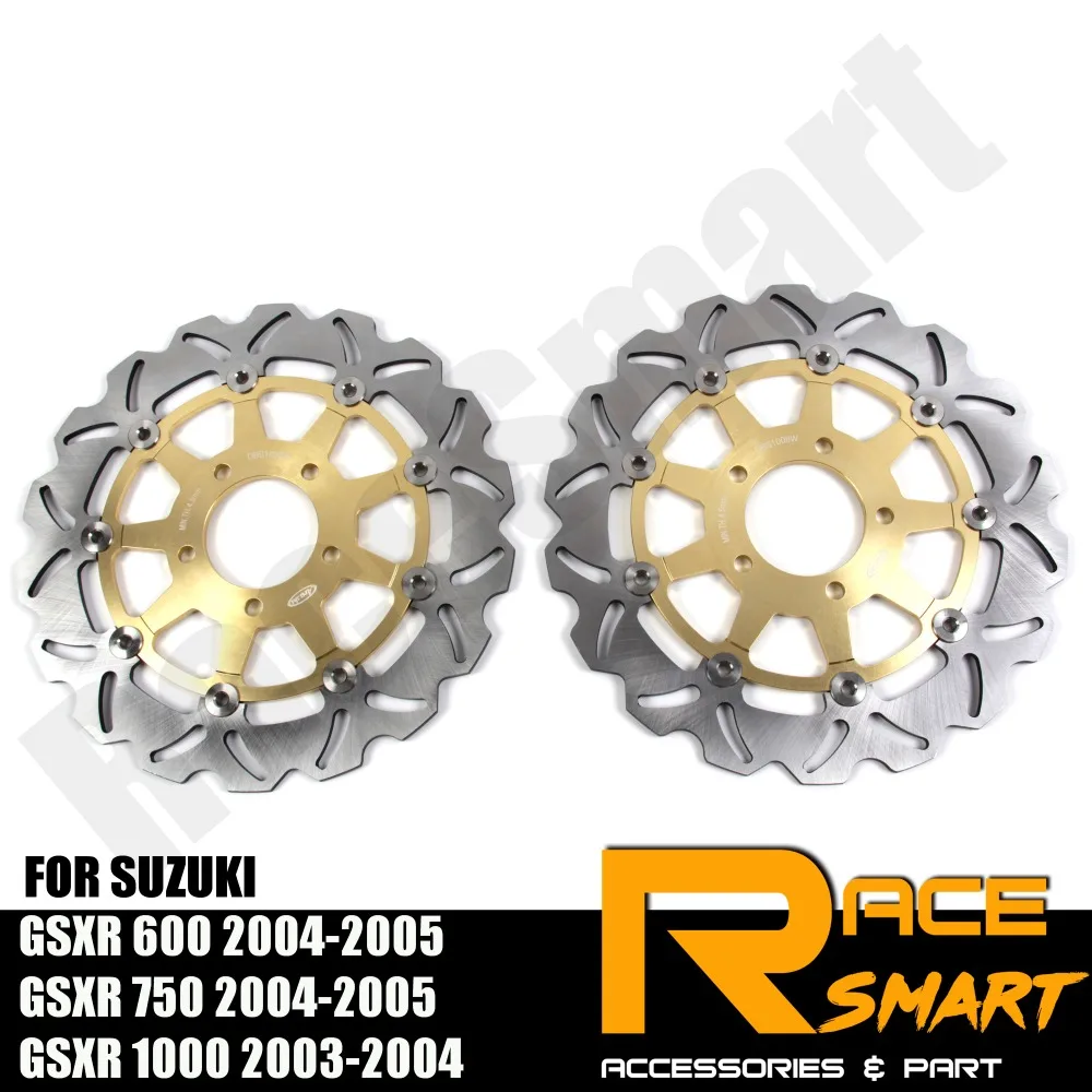 

Motorcycle Front Brake Disks Discs Brake Rotors For SUZUKI GSXR 600 GSXR 750 2004 2005 GSXR 1000 2003 2004 GSXR-600 -750 -1000