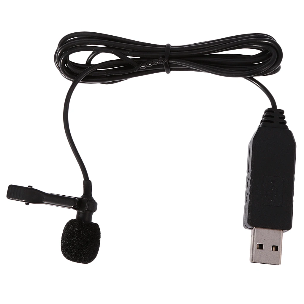 Портативный мини клип на всенаправленный стерео usb-микрофон микрофон для ПК компьютер ноутбук USB мини микрофон Микрофон