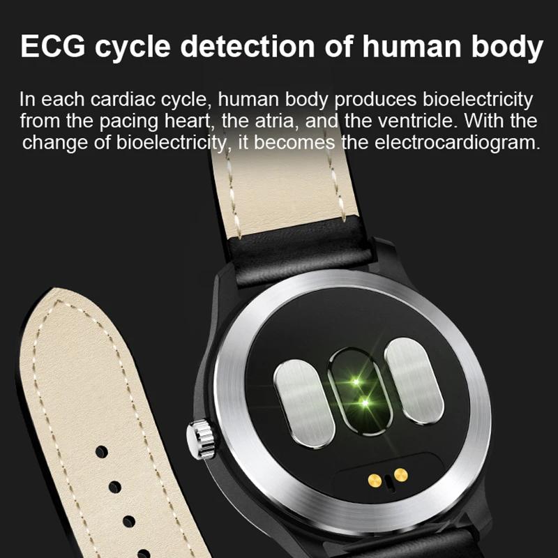 FocuSmart 2019 новые умные часы N58 с ЭКГ PPG цветным дисплеем пульсометр кровяное