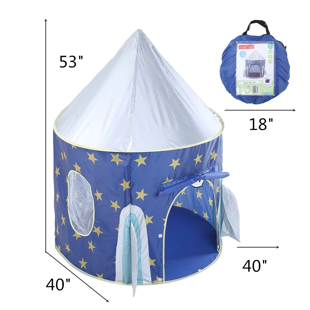  Folding Play Toy Tent Castle for kids Baby play house Ocean Ball Pool Tent Children Rocket Space Pi