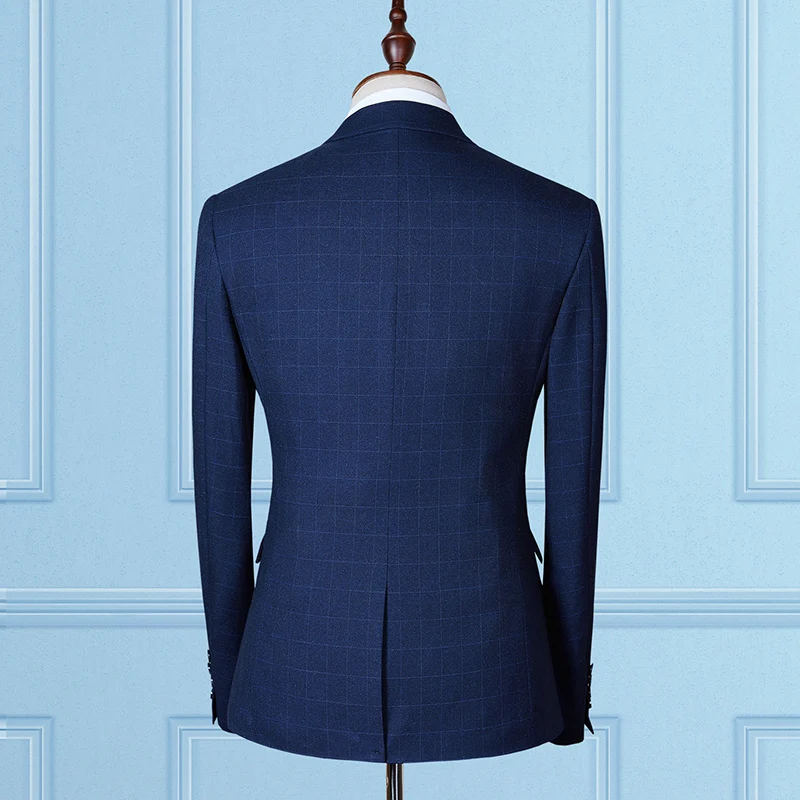 (سترة + سترة + السراويل) 2019 الرجال الدعاوى بدلة سوداء ضيقة من الخصر الحلل الدعاوى الأعمال عارضة حفلة موسيقية الدعاوى للرجال الأزياء الفاخرة ال...