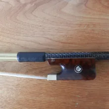 Виолончель части- Топ углерода Волокно Виолончель лук 4/4, змея Древесная лягушка, медь установлен