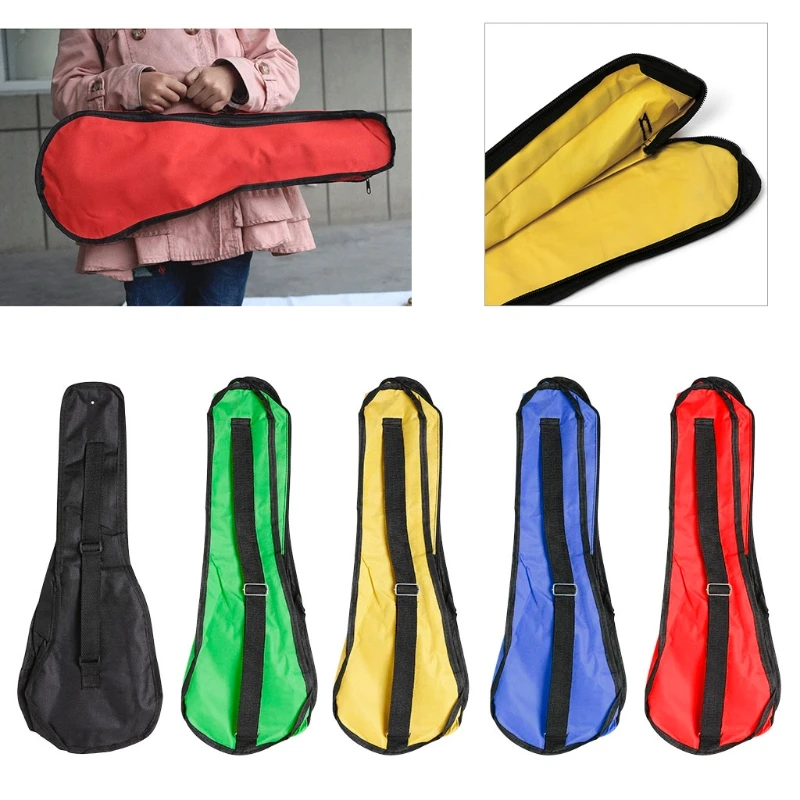 

Soft Backpack Nylon Shoulder Bag Case Protector for 21" 23" Ukulele Small Guitar color random