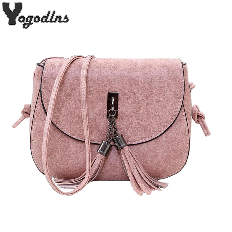 2019 جديد وصول النساء شرابة حقيبة ساع خمر مصمم حقائب عالية الجودة حقيبة كتف CrossBody حقيبة البسيطة محفظة