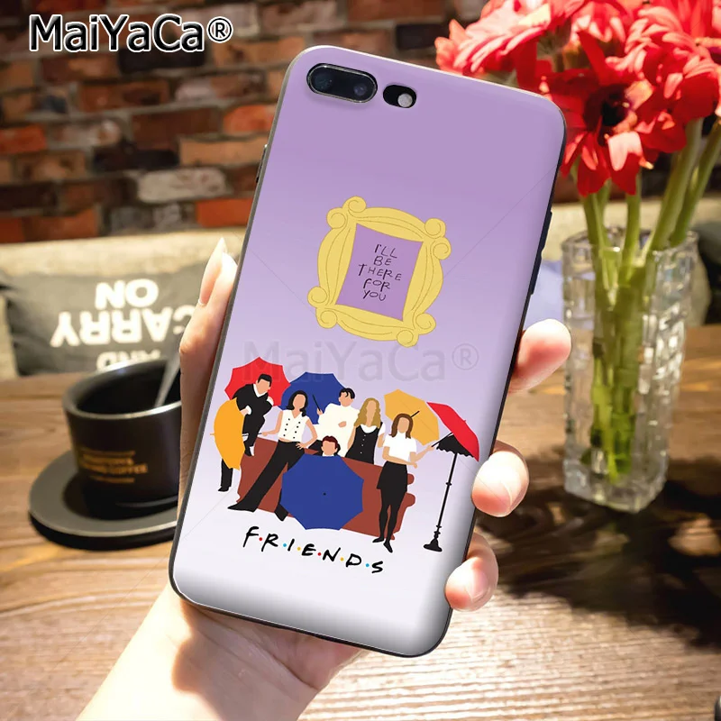 MaiYaCa friends tv силиконовый мягкий чехол для телефона для iPhone 8 7 6S Plus X XS MAX XR 5S SE 11pro чехол серия friends фиолетовая дверь - Цвет: 19