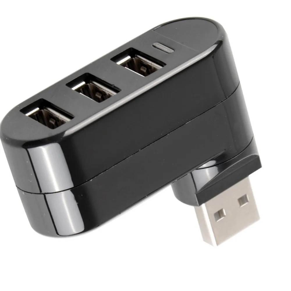 Portable Mini High Speed 3 Ports USB 2.0 Hubs Computer Peripherals For Notebook Personal Computer USB Hubs P20