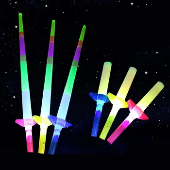 

4pcs! Telescopic 68 cm light sticks concert activities props bar light for Party Christmas Supplies Decoration children's toys