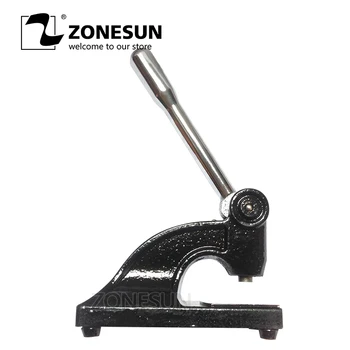 

ZONESUN BS45 Manual Desktop Steel Stamp Seal Company Name Seal Machine Heavy Stamping Machine Mold Stamper High Pressure