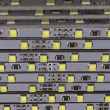 [Seven Neon] 10 шт.* 50 см 4 мм супер яркий Жесткий барный светильник DC12V 36 led SMD 2835 Светодиодный светильник из алюминиевого сплава