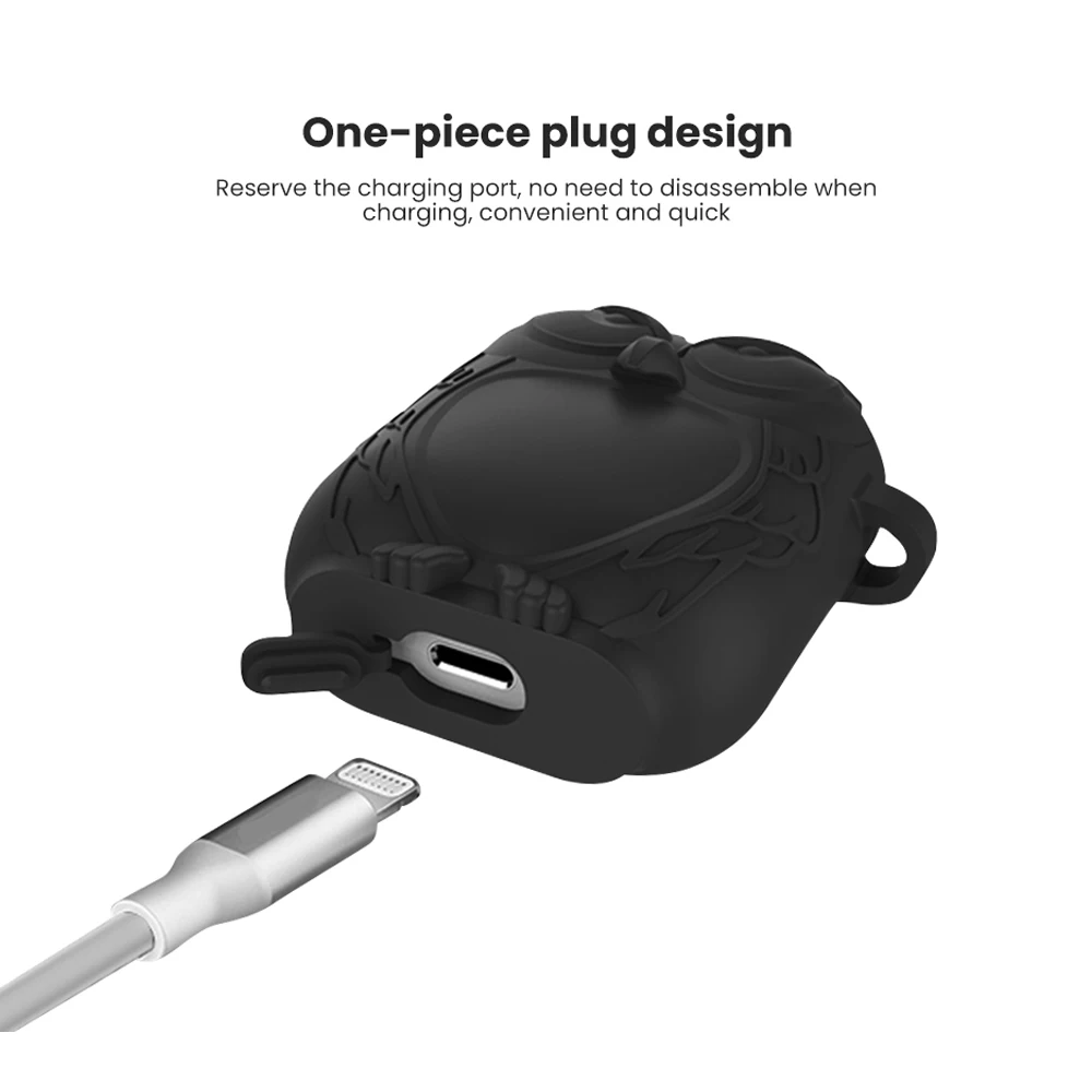Мягкий силиконовый чехол милый для Airpods Air Pods противоударный защитный наушников