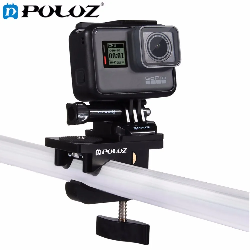

PULUZ for Go Pro Accessories Aluminium Alloy Mount Universal Fixing Clamp for GoPro HERO5 HERO4 Session HERO 5 4 3+ SJCAM SJ7000
