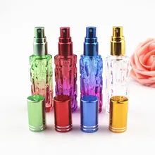 1 шт. 12 мл стеклянная бутылка для духов пустая бутылка-Спрей Красочная многоразовая косметическая стеклянная бутылка с ароматом для путешествий