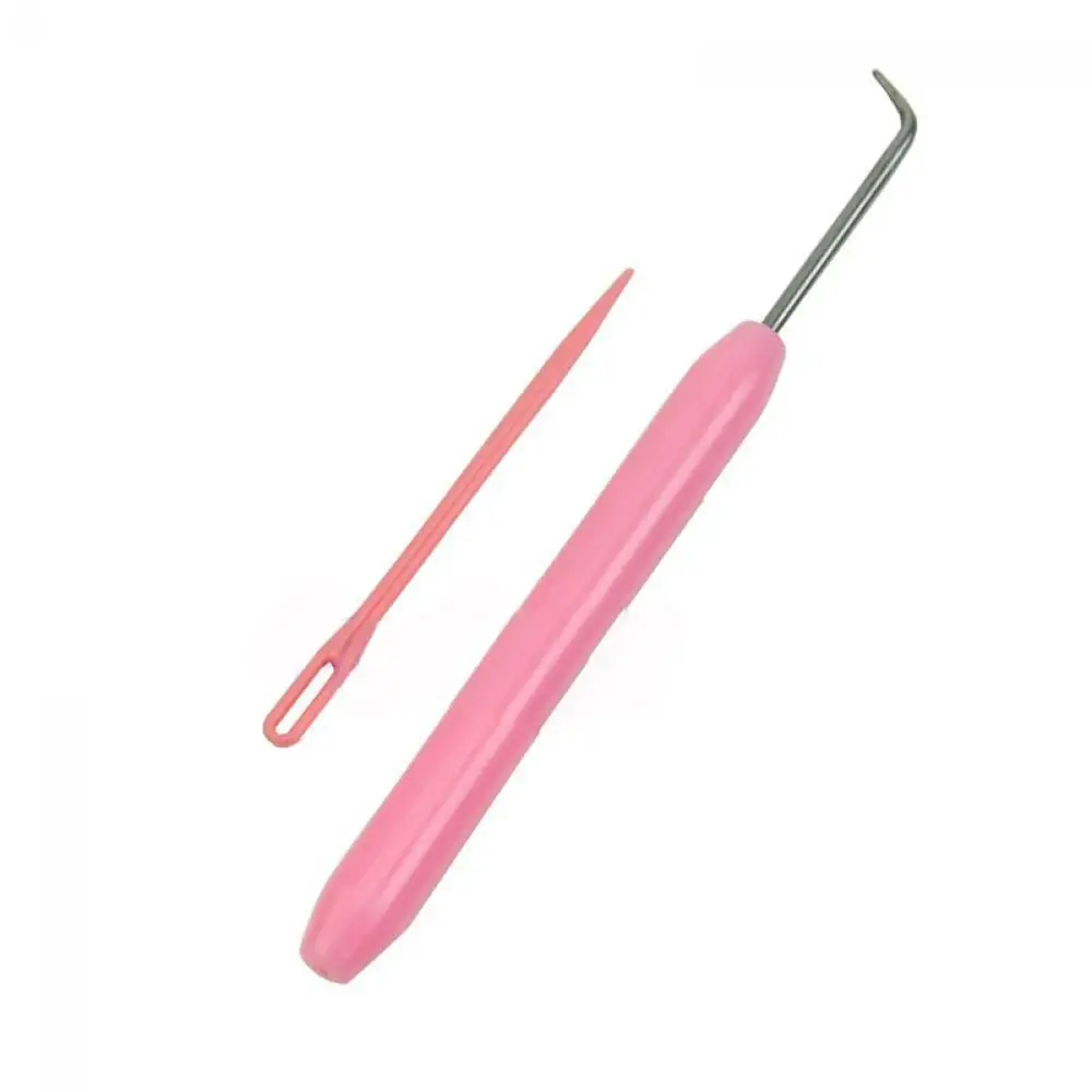 

2PCS/Set Plastic Random color Needle&Hook Crochet Hook Set For Knifty Knitter&Knitting Loom Hook