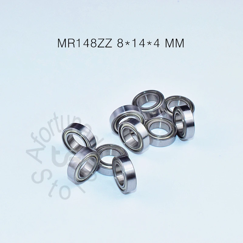 MR148ZZ 8*14*4(мм) 10 шт. ABEC-5 подшипник металлический герметичный Миниатюрный Мини подшипник MR148 MR148ZZ хромированные стальные подшипники