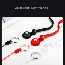 Многофункциональные ремешки для мобильных телефонов, веревка для samsung Galaxy S6 S7 edge Plus iphone 6 Plus, ремешок на шею, украшение для телефона