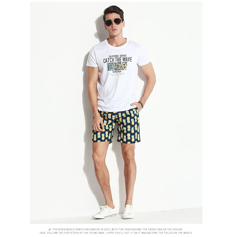 Shorts Verão Sexy Banho Swimwear Quick Dry ginásio Moletom