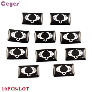 

Excellent Car Styling Decorative Badge Steering Wheel Case For Ssangyong Kyron Rexton Car Emblem Car-Styling Sticker 10Pcs/lot