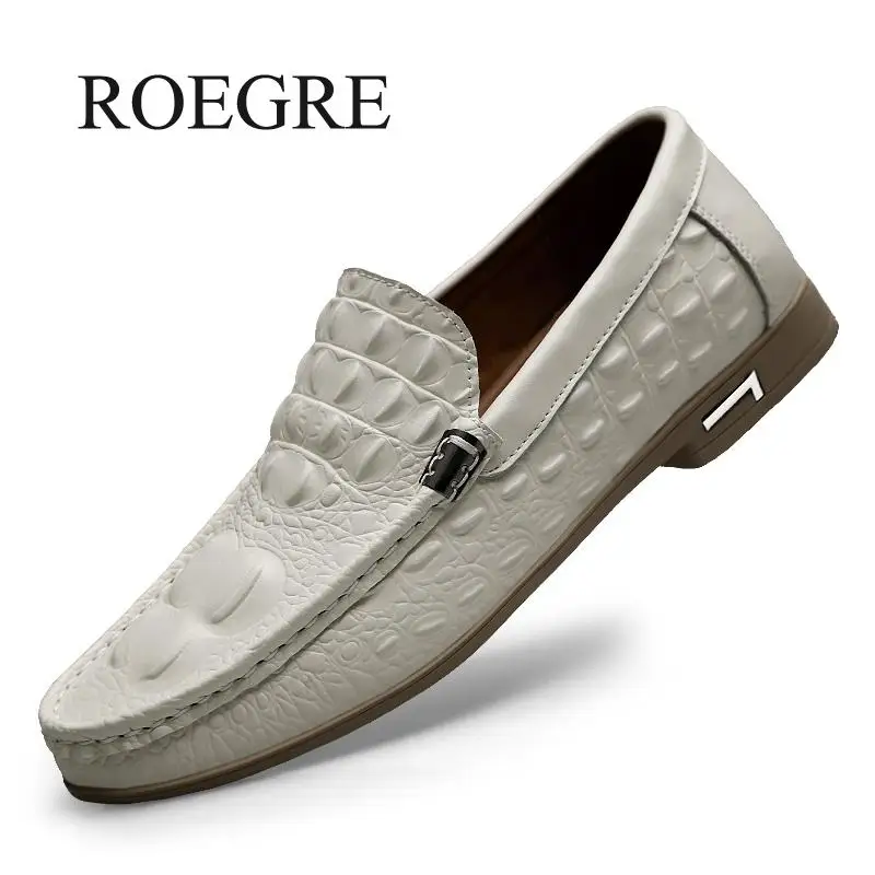 Best Men s Crocodile Dress Leather Shoes Lace Up Wedding Party Shoes Mens Business Office Oxfords Flats Plus Size Men Fashion