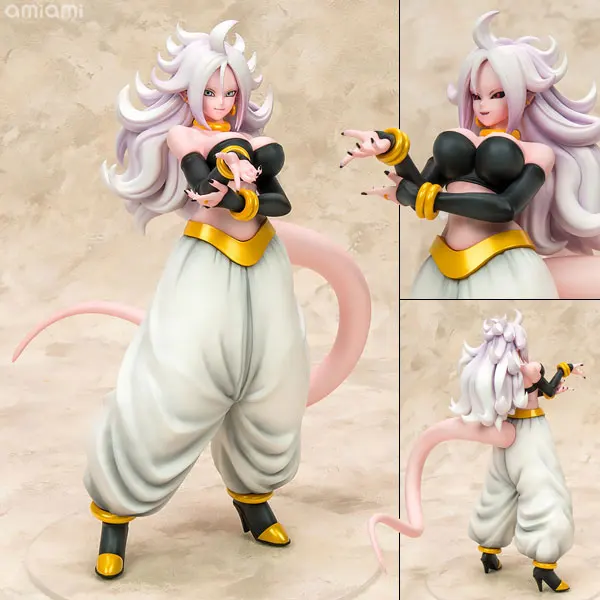 Tronzo Bandai MH Dragon Ball Gals Dragon Ball fightors Z Android 21 Majin Buu Henshin Ver ПВХ сексуальная фигурка игрушки - Цвет: Android 21