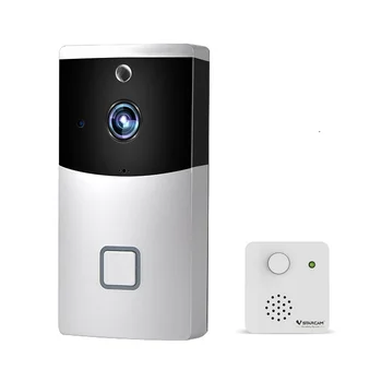 

WiFi Video Doorbell Camera IP Door Bell Wireless Home Visual Intercom Chime Night vision APP Control Security Camera