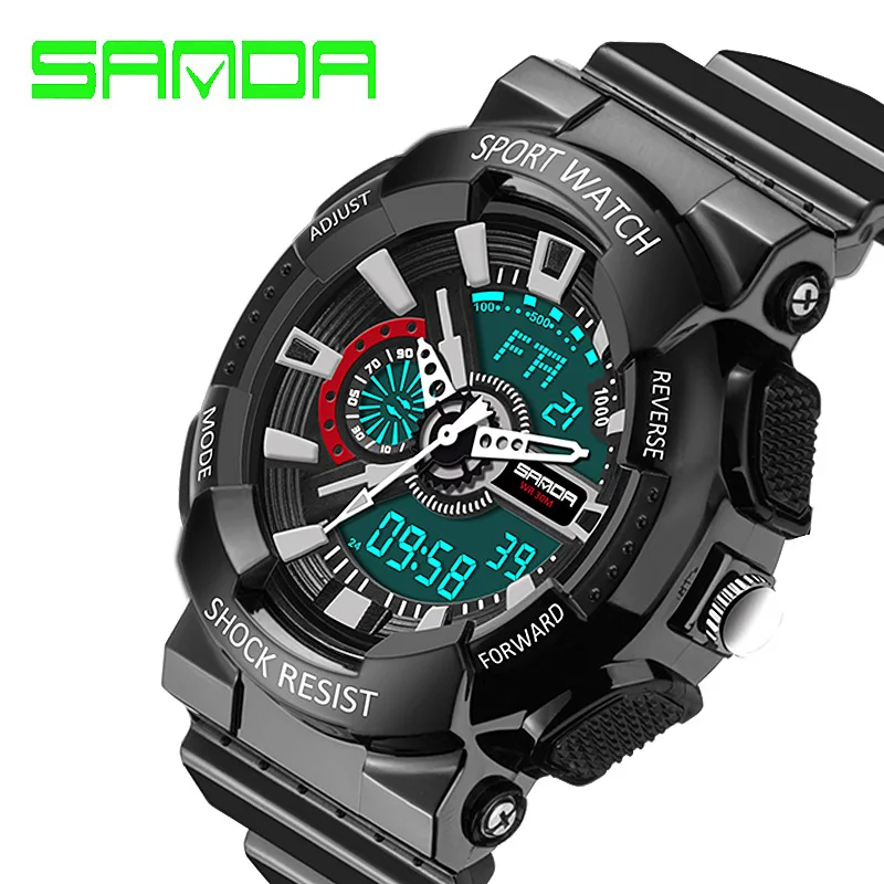 protection shock adjust time g 2016 watches watch waterproof sanda Quartz Digital men protection shock adjust time g 2016 watches watch waterproof sanda Quartz Digital men
