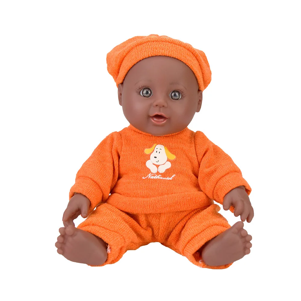 30 см реалистичные куклы новорожденных моделирование одежды костюм для девочек детский подарок на день рождения африканские куклы кукла игрушка - Цвет: 06
