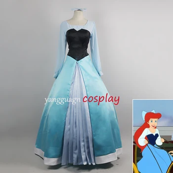 

The Little Mermaid Ariel Princess dress Adult Women Halloween Ariel costume dress