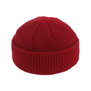 Winter Warm Beanies Casual Short Thread Hip Hop Hat Men Beanie Female Wool Knitted Beanie Skullcap Elastic Hats Unisex