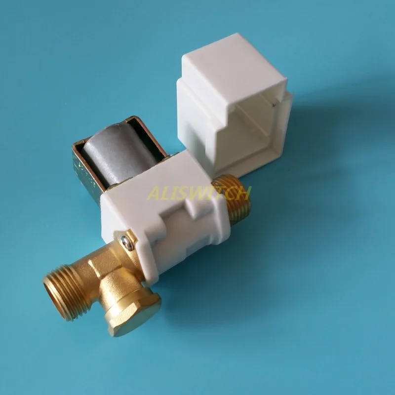 GUOCAO Electric Solenoid Valve 2S040-08 DC 12V G1/4 0-100℃ Stainless Steel 304 Normally Closed Electric Solenoid Valve for Electrical Equipment Solar Water Heater Valve 