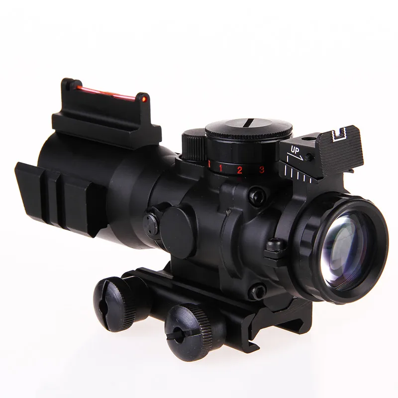 Airsoftsports пистолет Riflescope 4x32 прицел винтовки окулярный волоконно-оптический прицел винтовка/страйкбол пистолет Охота airsoftsports пистолет