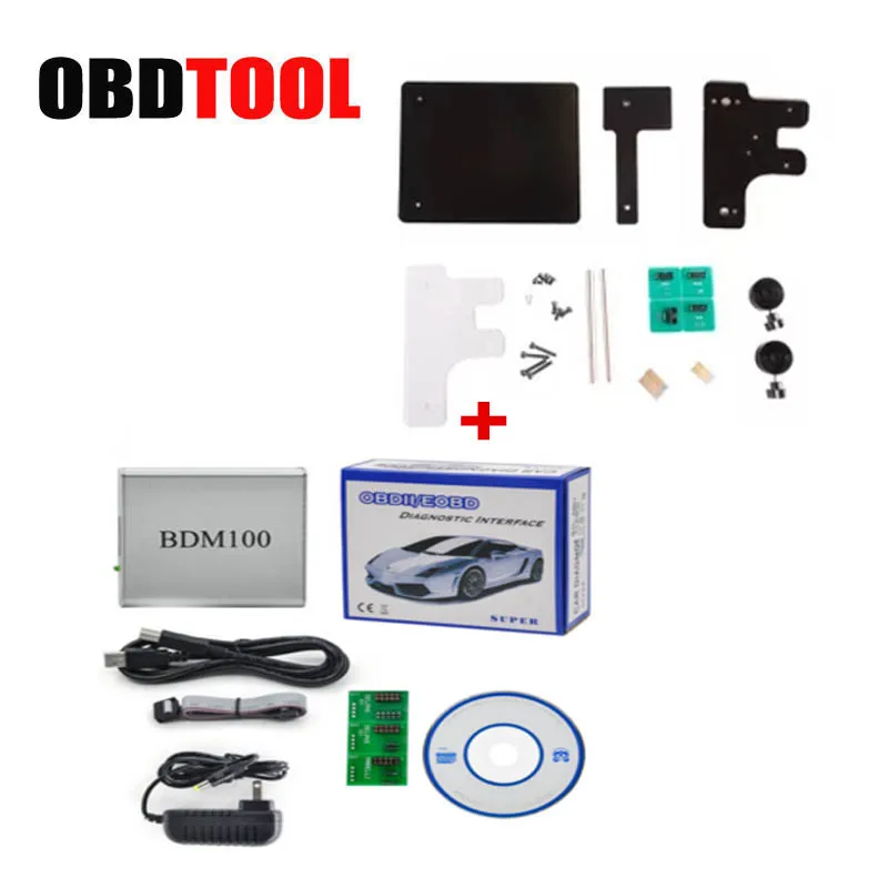 

Good BDM100 V1255 + BDM Frame With Adapters Set Universal Programador Car ECU Programmer BDM 100 Fit for FGTECH Auto Scanner