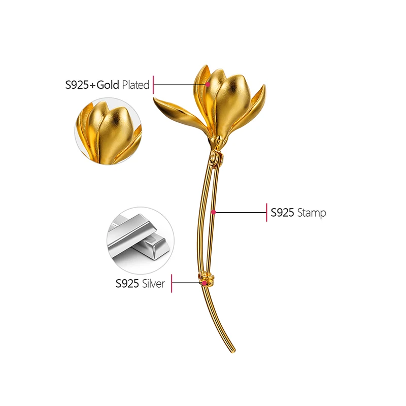 Lotus Fun реальные 925 Серебро Ручной Работы Дизайнера Ювелирные украшения элегантный
